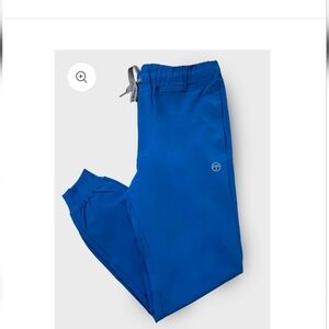 NWT - Essential Threads Men's Mikel Blue Joggers Scrub Pants